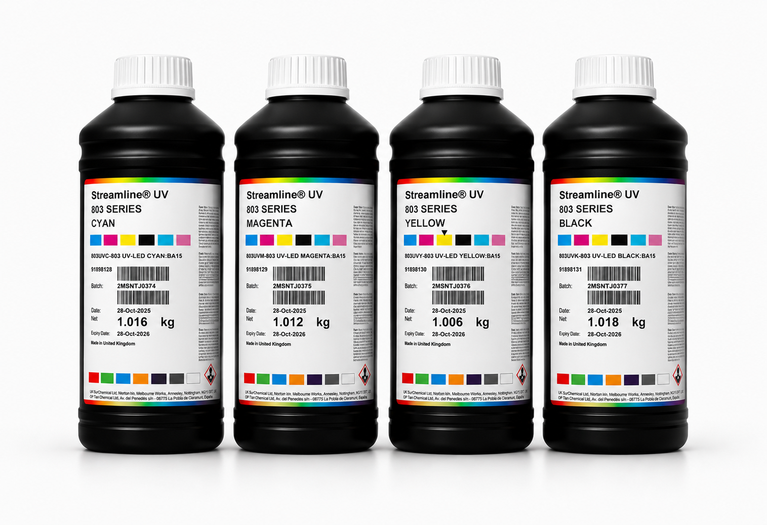 Чернило UV LED  SunChemikal 803 series